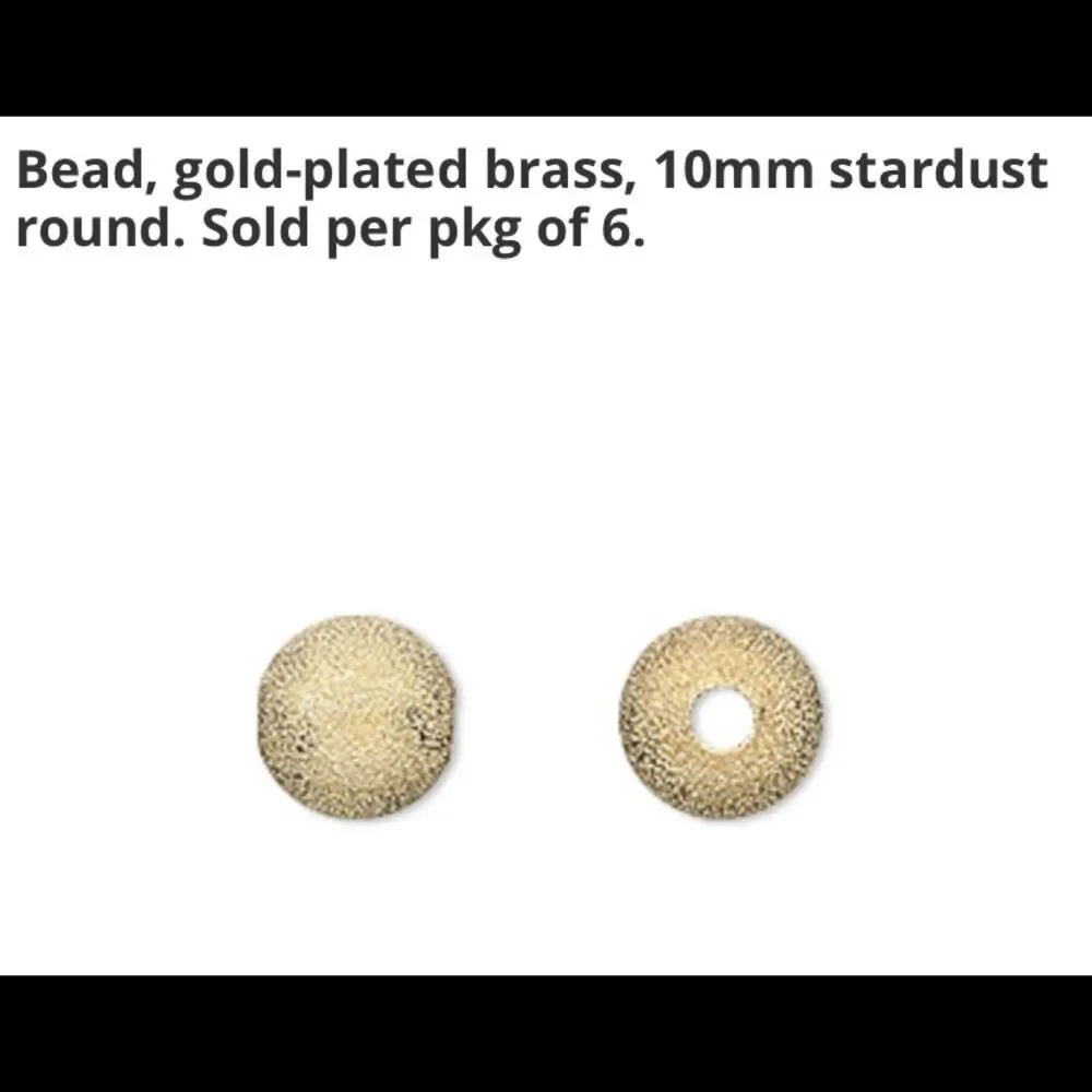 Fire Mountain Gems Stardust Round Beads BEAUTIFUL
